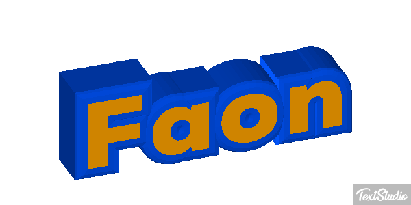 Faon Effet de texte