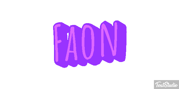 Faon Effet de texte