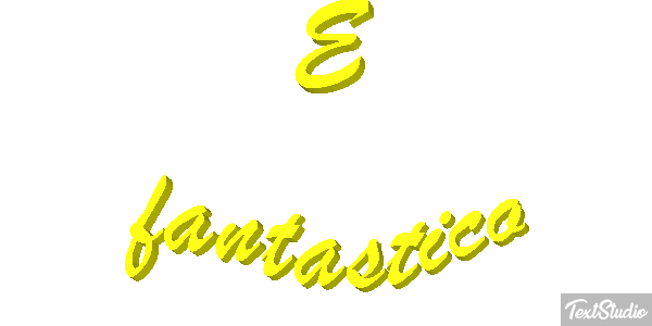 É fantástico Efeito do texto