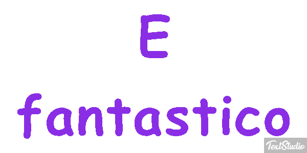 É fantástico Efeito do texto