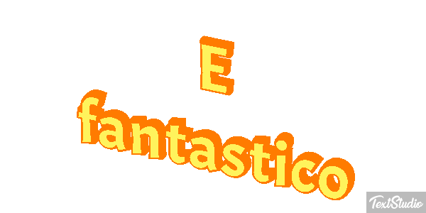 É fantástico Efeito do texto