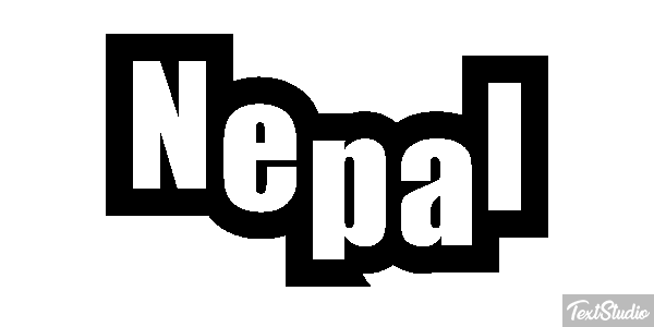 Nepal Text effect
