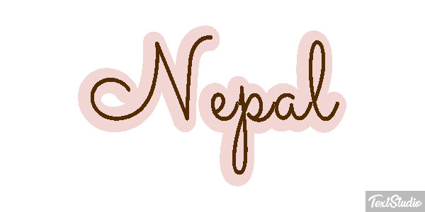 Nepal Text effect