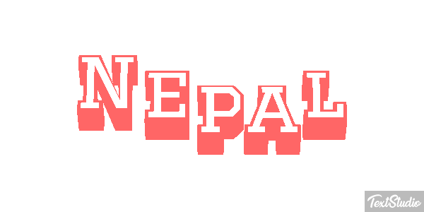 Nepal Text effect