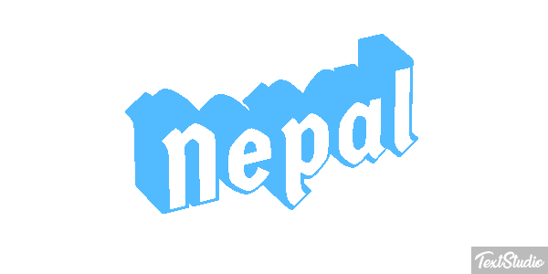 Nepal Text effect
