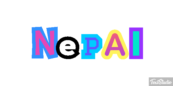 Nepal Text effect