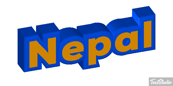 Nepal Text effect