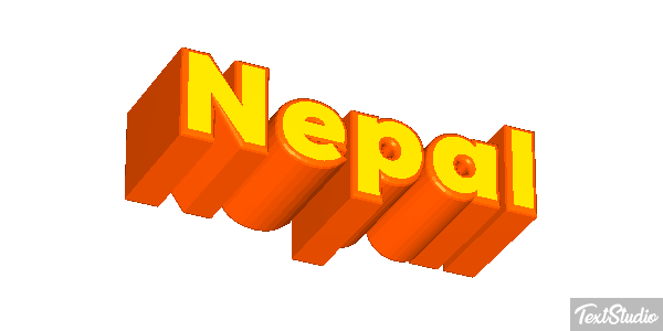 Nepal Text effect