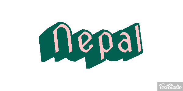 Nepal Text effect
