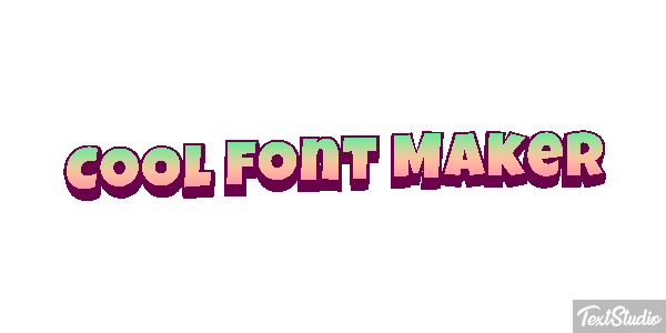 Cool Font Maker Text effect