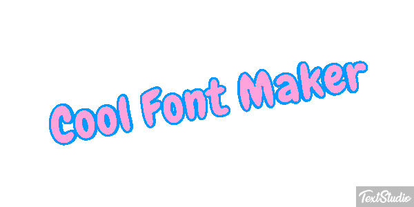 Cool Font Maker Text effect