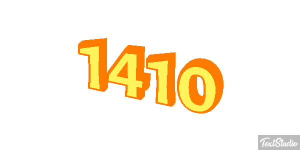 1410 Text effect