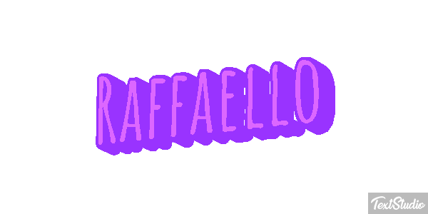 Raffaello Effetto testo