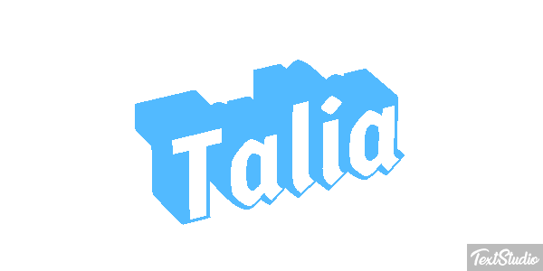 Talia Tekst effect