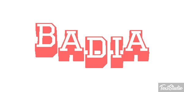 Badia Effet de texte