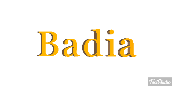 Badia Effet de texte
