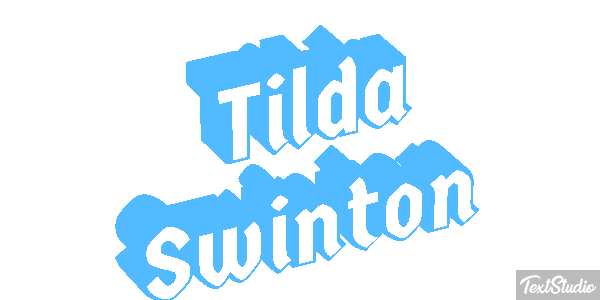 Tilda Swinton Effet de texte