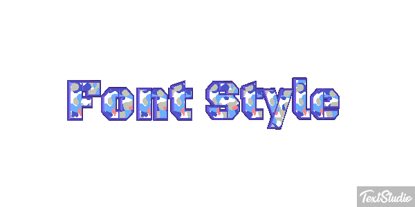 Font Style Efekt tekstowy