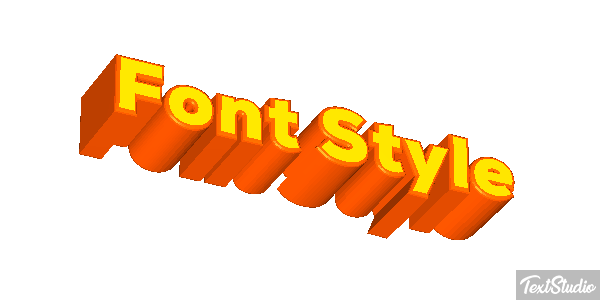 Font Style Efekt tekstowy