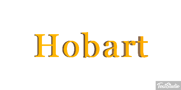 Hobart Efekt tekstowy