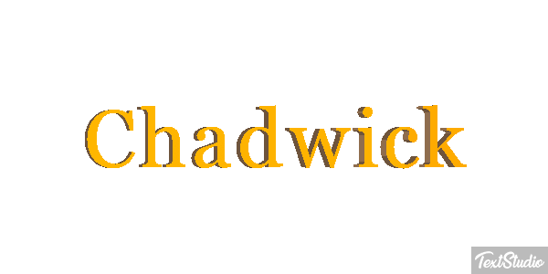 Chadwick Text effect