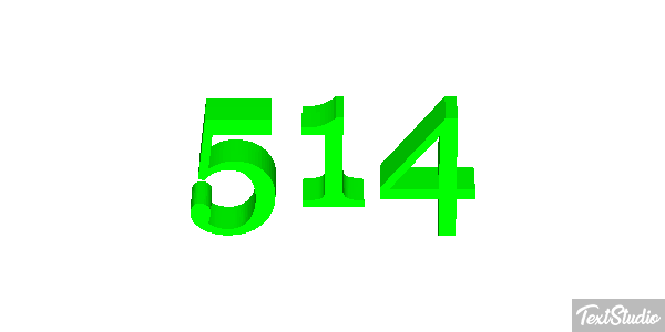 514 テキスト効果