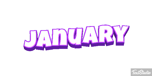 January テキスト効果