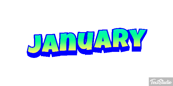 January テキスト効果