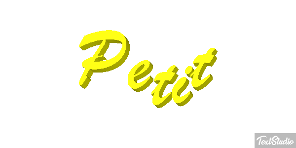 Petit Effet de texte