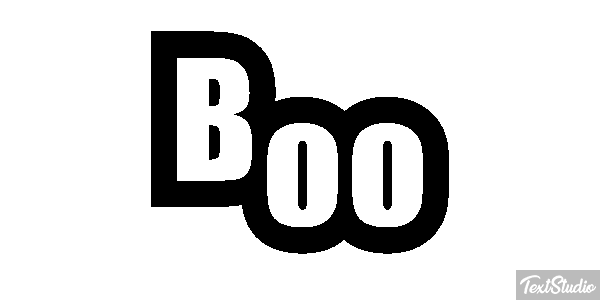 Boo Effetto testo