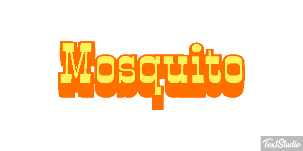 Mosquito Efekt tekstowy