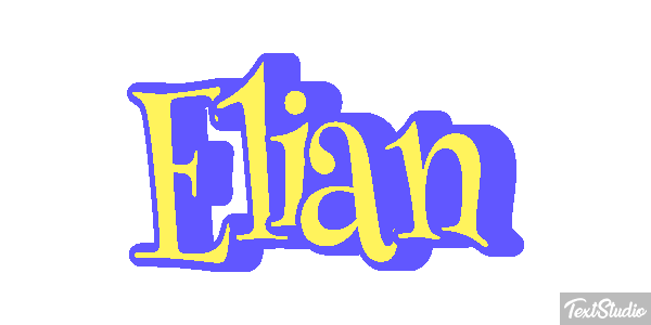 Elian Efecto de texto