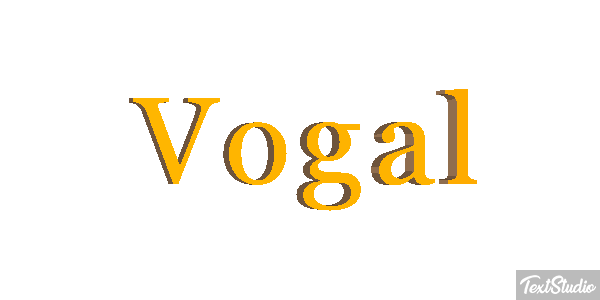 Vogal テキスト効果