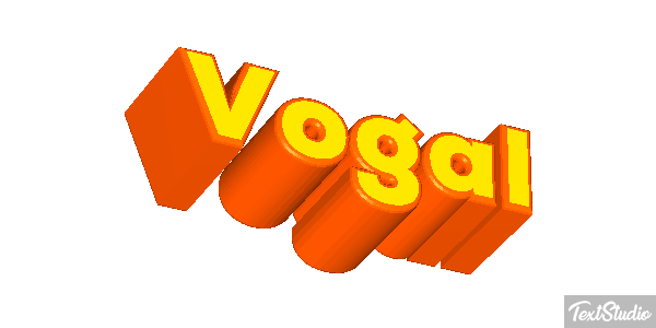 Vogal テキスト効果