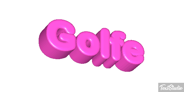 Golfe Text effect