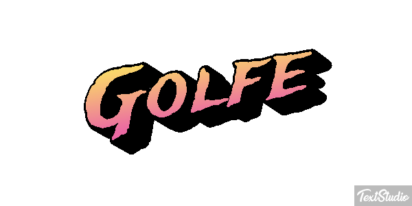 Golfe Text effect
