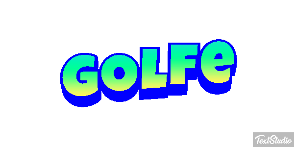 Golfe Text effect