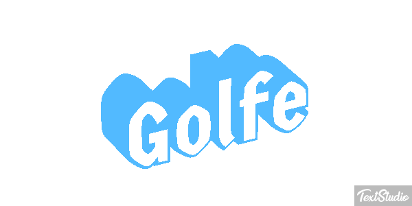 Golfe Text effect