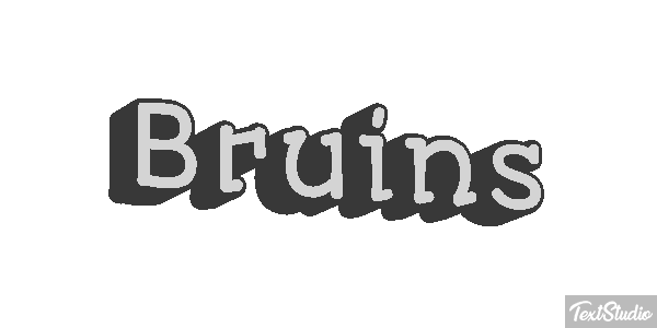 Bruins Effet de texte