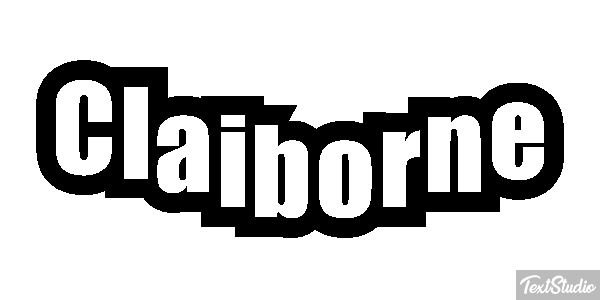 Claiborne Efecto de texto