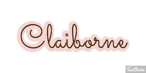 Claiborne Efecto de texto
