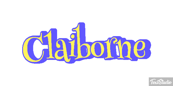 Claiborne Efecto de texto