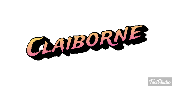 Claiborne Efecto de texto