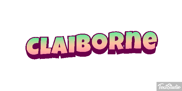 Claiborne Efecto de texto