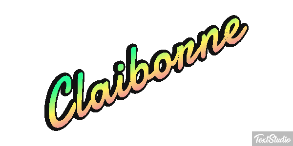 Claiborne Efecto de texto