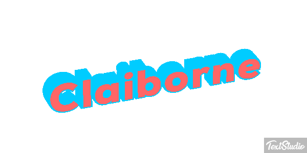 Claiborne Efecto de texto