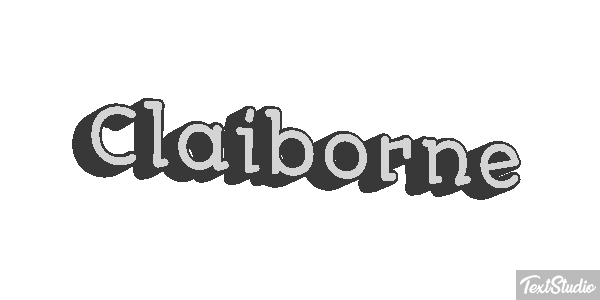 Claiborne Efecto de texto