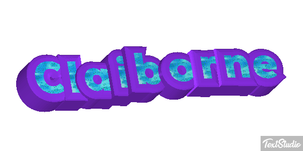 Claiborne Efecto de texto