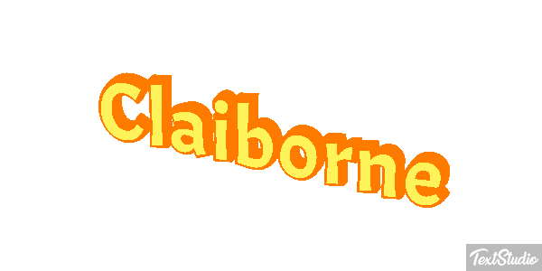 Claiborne Efecto de texto