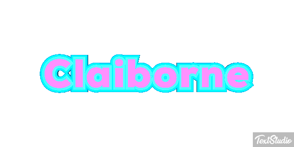 Claiborne Efecto de texto